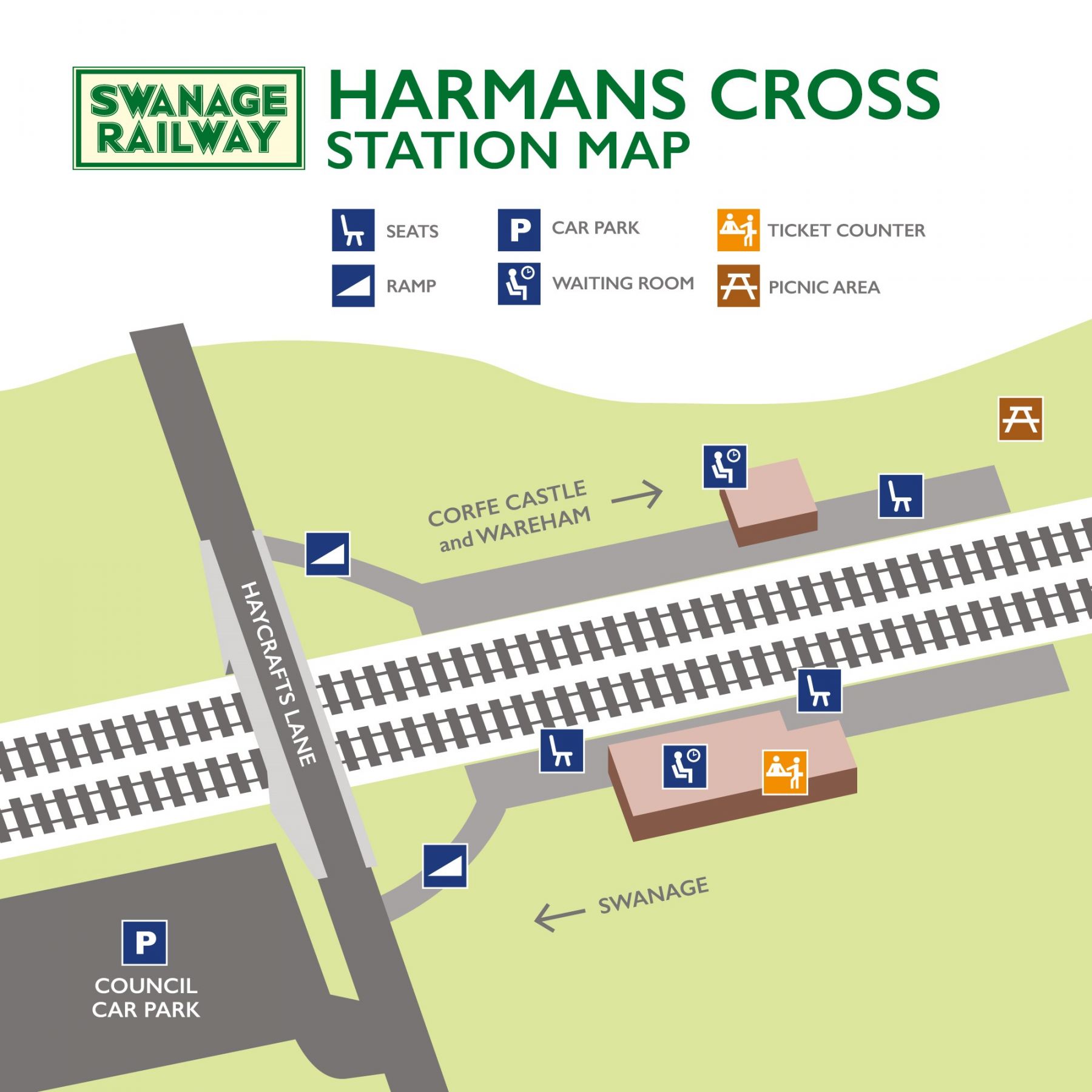 Harmans Cross Map Harmans Cross Map