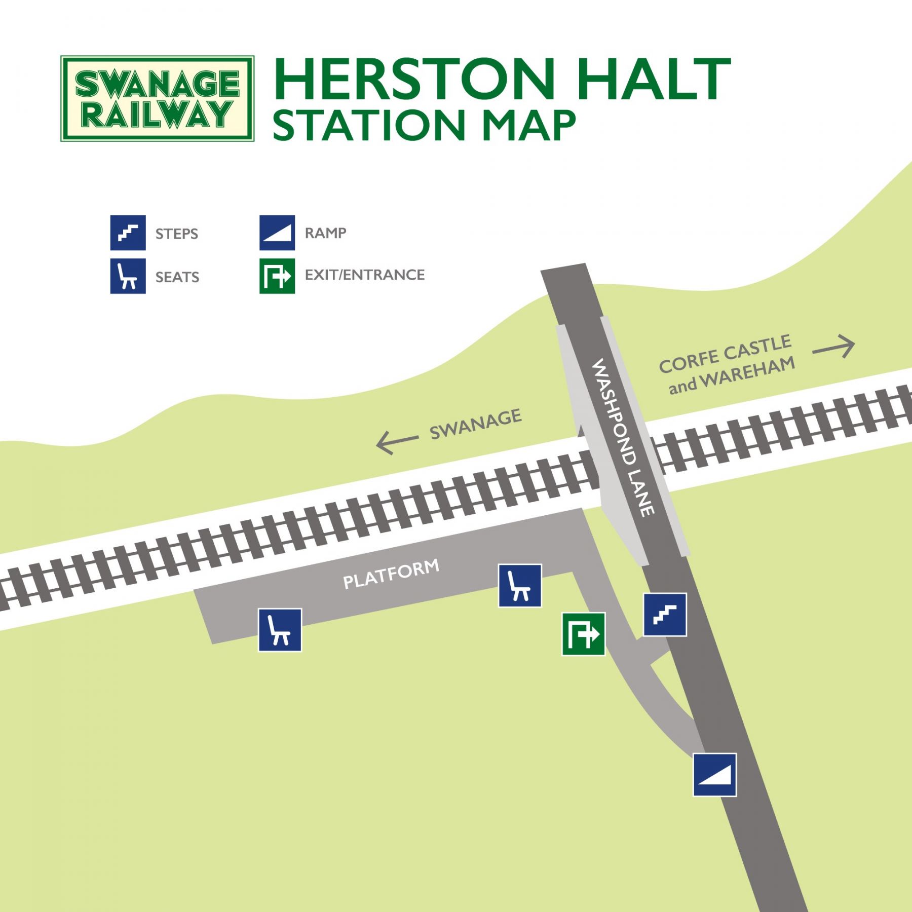 Herston Halt Map Herston Halt Map