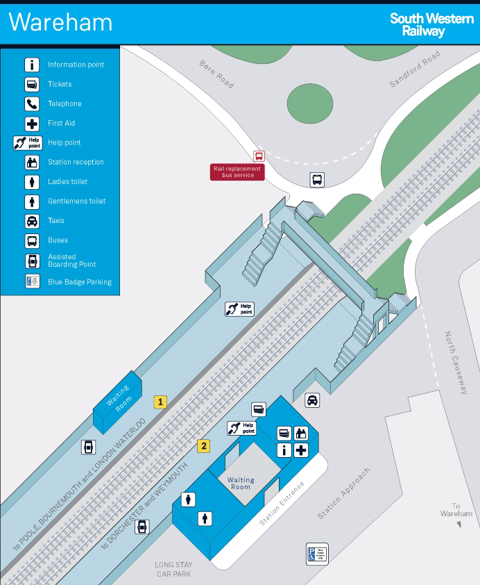 Wareham Map Wareham Map